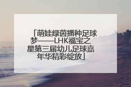 萌娃绿茵播种足球梦——LHK福宝之星第三届幼儿足球嘉年华精彩绽放