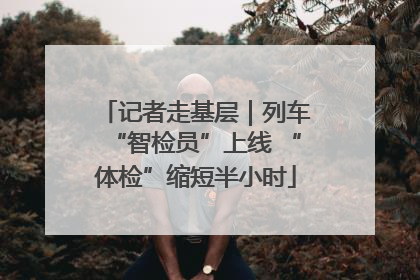 记者走基层｜列车“智检员”上线 “体检”缩短半小时
