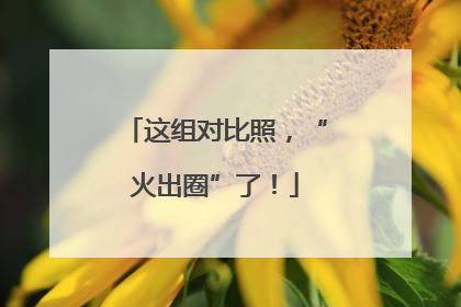 这组对比照，“火出圈”了！