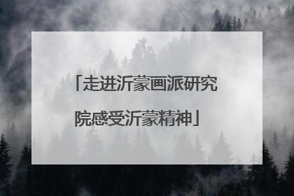 走进沂蒙画派研究院感受沂蒙精神