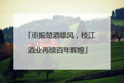 重振楚酒雄风，枝江酒业再续百年辉煌