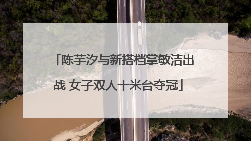陈芋汐与新搭档掌敏洁出战 女子双人十米台夺冠