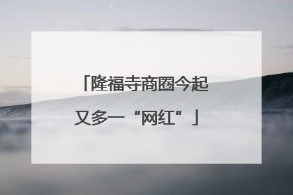 隆福寺商圈今起又多一“网红”