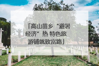 高山苗乡“避暑经济”热 特色旅游铺就致富路