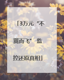 3万元“不翼而飞” 监控还原真相