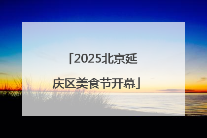 2025北京延庆区美食节开幕